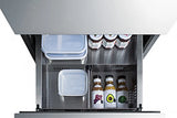 24" Wide 2-drawer All-refrigerator, ADA Compliant - (ADRD24) - SUMMIT