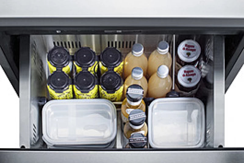 24" Wide 2-drawer All-refrigerator, ADA Compliant - (ADRD24) - SUMMIT