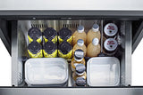 24" Wide 2-drawer All-refrigerator, ADA Compliant - (ADRD24) - SUMMIT