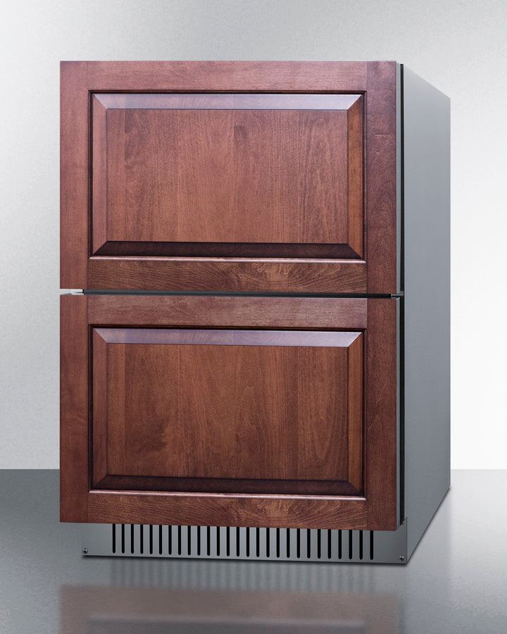 24" Wide 2-drawer All-refrigerator, ADA Compliant - (ADRD241CSS) - SUMMIT