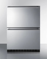 24" Wide 2-drawer All-refrigerator, ADA Compliant (panels Not Included) - (ADRD241PNR) - SUMMIT