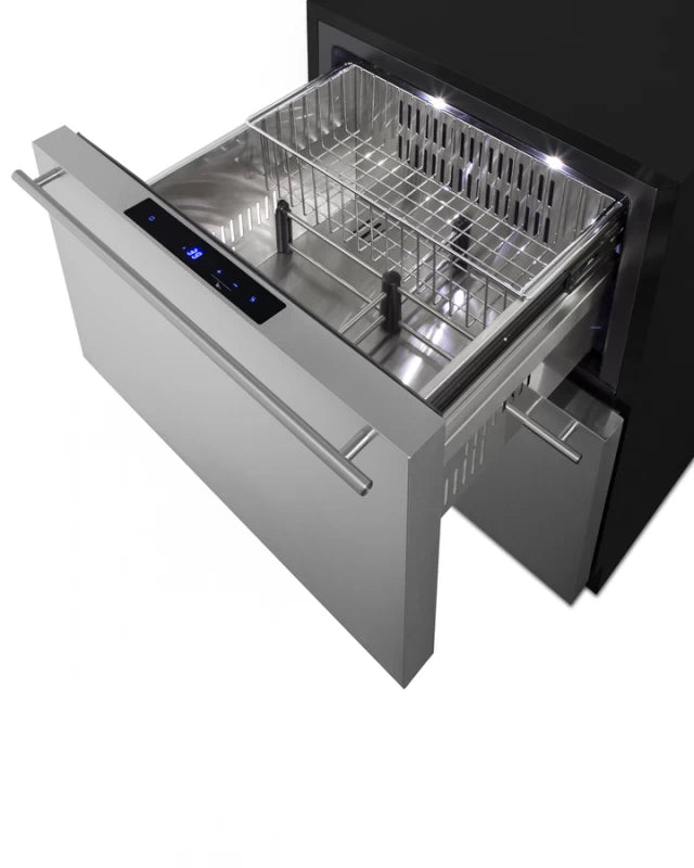 24" Wide 2-drawer All-refrigerator, ADA Compliant (panels Not Included) - (ADRD241PNR) - SUMMIT