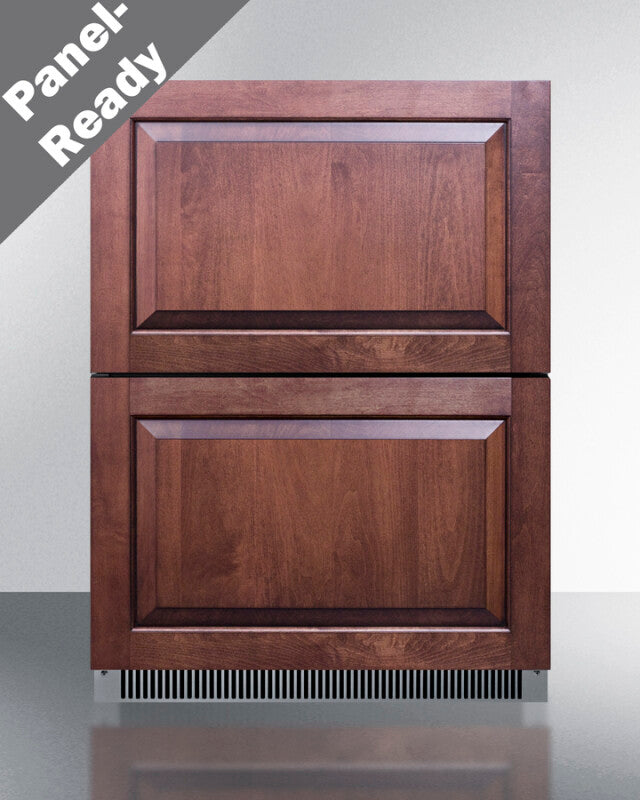 24" Wide 2-drawer All-refrigerator, ADA Compliant (panels Not Included) - (ADRD24PNR) - SUMMIT