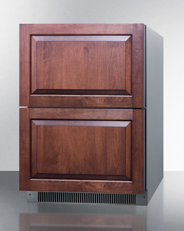 24" Wide 2-drawer All-refrigerator, ADA Compliant (panels Not Included) - (ADRD24PNR) - SUMMIT