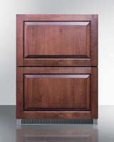 24" Wide 2-drawer All-refrigerator, ADA Compliant (panels Not Included) - (ADRD24PNR) - SUMMIT