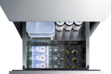 24" Wide 2-drawer All-refrigerator, ADA Compliant (panels Not Included) - (ADRD24PNR) - SUMMIT