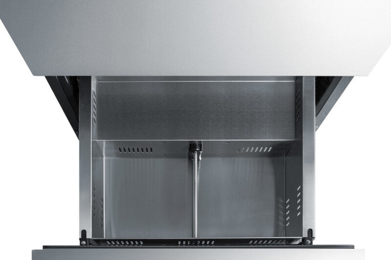 24" Wide 2-drawer All-refrigerator, ADA Compliant (panels Not Included) - (ADRD24PNR) - SUMMIT