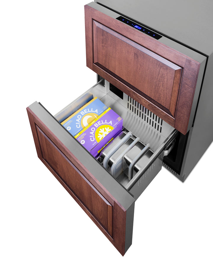 24" Wide 2-drawer Refrigerator-freezer, ADA Compliant - (ADRF244CSS)