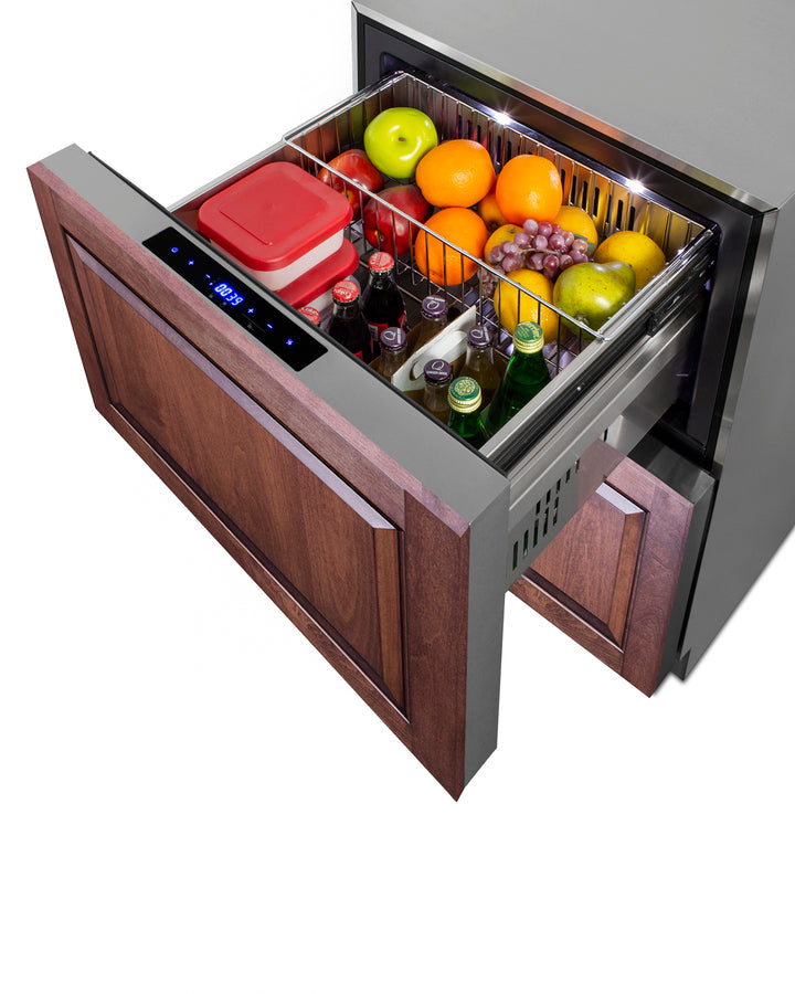 24" Wide 2-drawer Refrigerator-freezer, ADA Compliant - (ADRF244CSS)