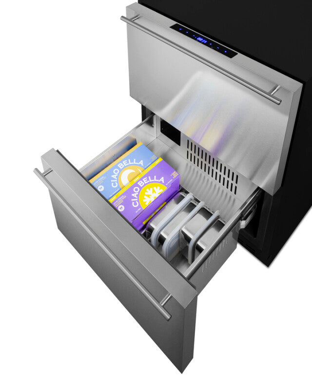 24" Wide Outdoor 2-drawer Refrigerator-freezer, ADA Compliant - (ADRF244OS)