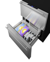 24" Wide Outdoor 2-drawer Refrigerator-freezer, ADA Compliant - (ADRF244OS)