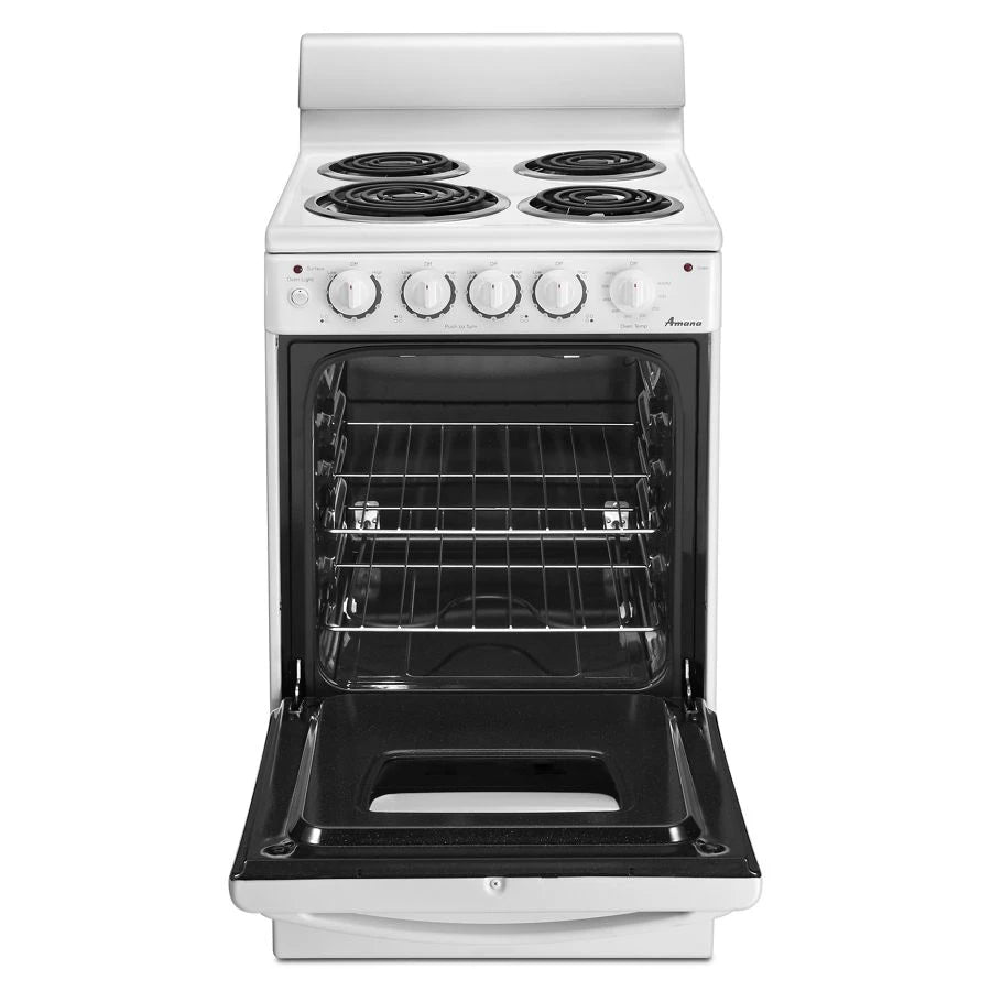 20-inch Amana(R) Electric Range Oven with Versatile Cooktop - (AEP222VAW)