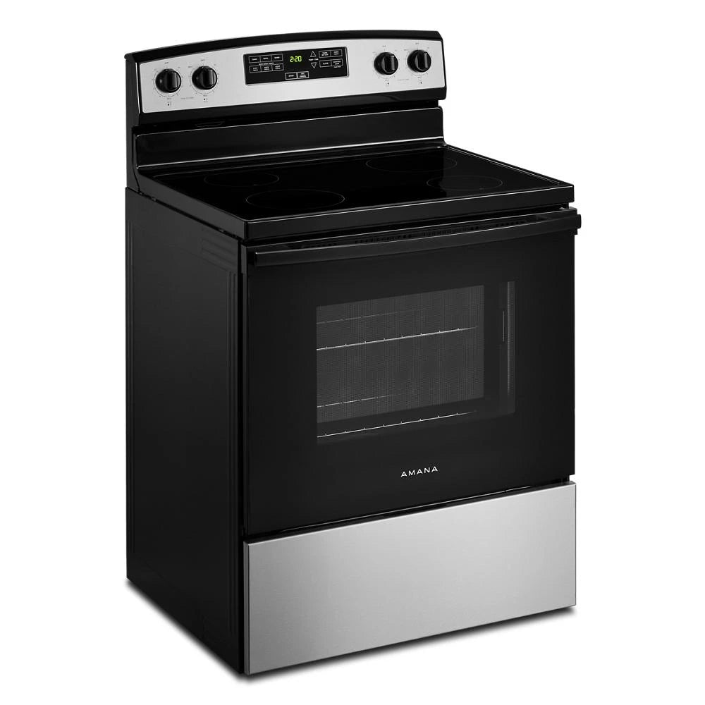 30-inch Electric Range with Extra-Large Oven Window - (AER6203MSS)