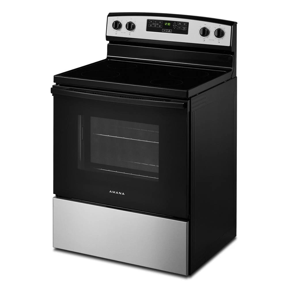 30-inch Electric Range with Extra-Large Oven Window - (AER6203MSS)
