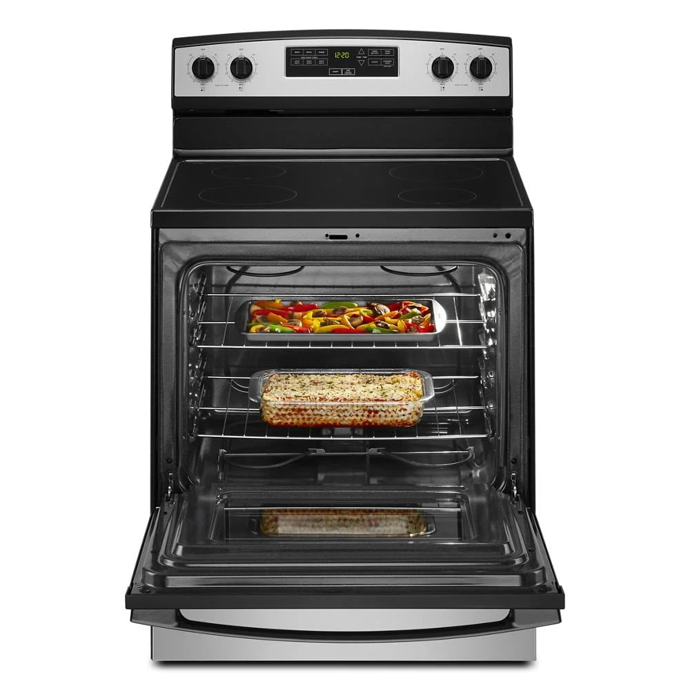 30-inch Electric Range with Extra-Large Oven Window - (AER6203MSS)