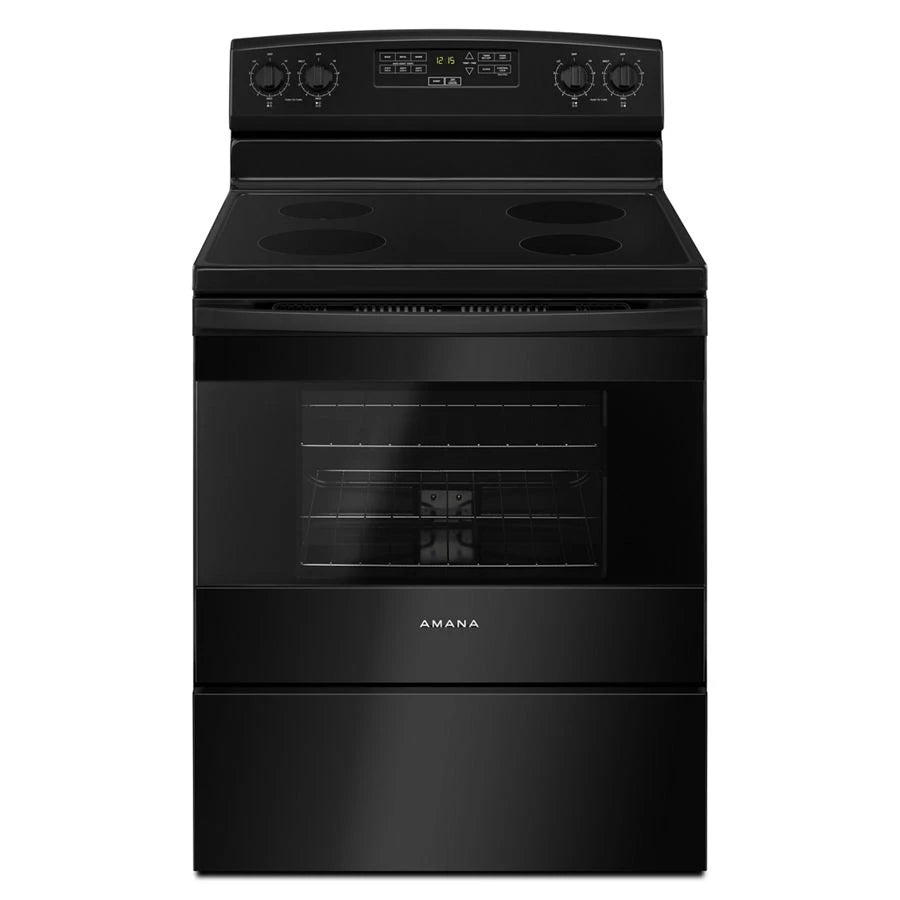 30-inch Amana(R) Electric Range with Extra-Large Oven Window - (AER6303MFB)