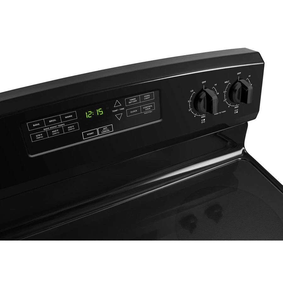 30-inch Amana(R) Electric Range with Extra-Large Oven Window - (AER6303MFB)