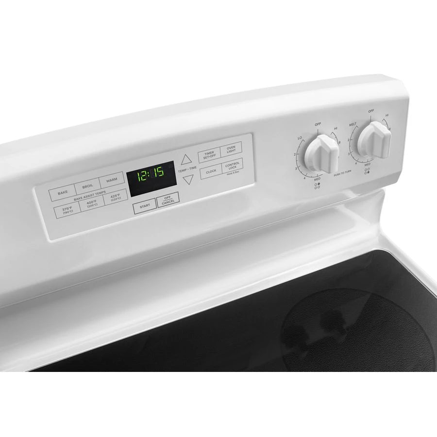 30-inch Amana(R) Electric Range with Extra-Large Oven Window - (AER6303MFW)