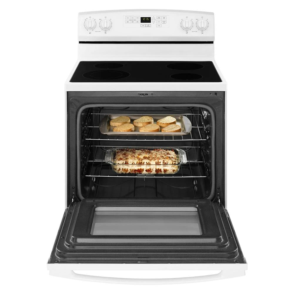 30-inch Amana(R) Electric Range with Extra-Large Oven Window - (AER6603SFW)