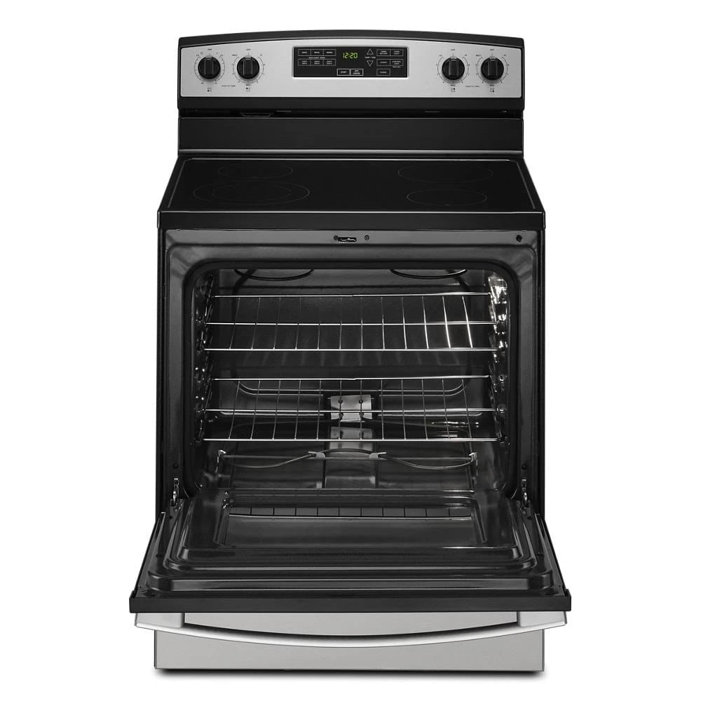 30-inch Amana(R) Electric Range with Extra-Large Oven Window - (AER6603SMS)