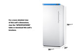 18 CU.FT. Upright Manual Defrost Freezer - (AFM19W)