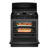 Amana(R) 30-inch Gas Range with Easy-Clean Glass Door - (AGR4203MNB)