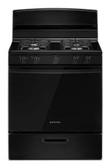 Amana(R) 30-inch Gas Range with Easy-Clean Glass Door - (AGR4203MNB)