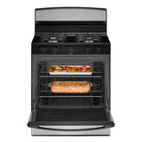 Amana(R) 30-inch Gas Range with Easy-Clean Glass Door - (AGR4203MNS)