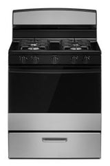 Amana(R) 30-inch Gas Range with Easy-Clean Glass Door - (AGR4203MNS)