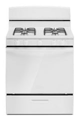 Amana(R) 30-inch Gas Range with Easy-Clean Glass Door - (AGR4203MNW)