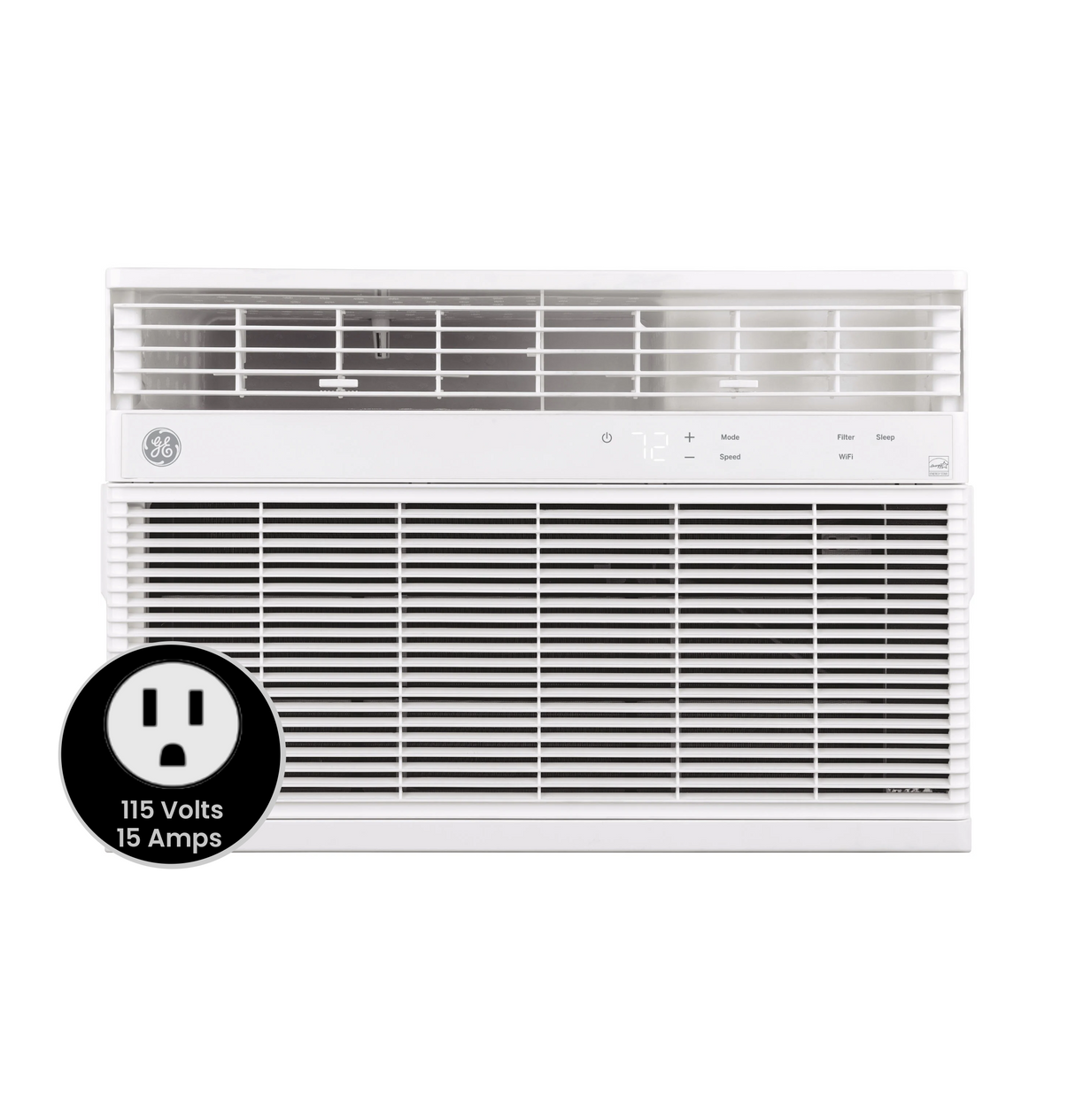 GE(R) ENERGY STAR(R) 10,000 BTU Smart Electronic Window Air Conditioner for Medium Rooms up to 450 sq. ft. - (AHEK10AC)