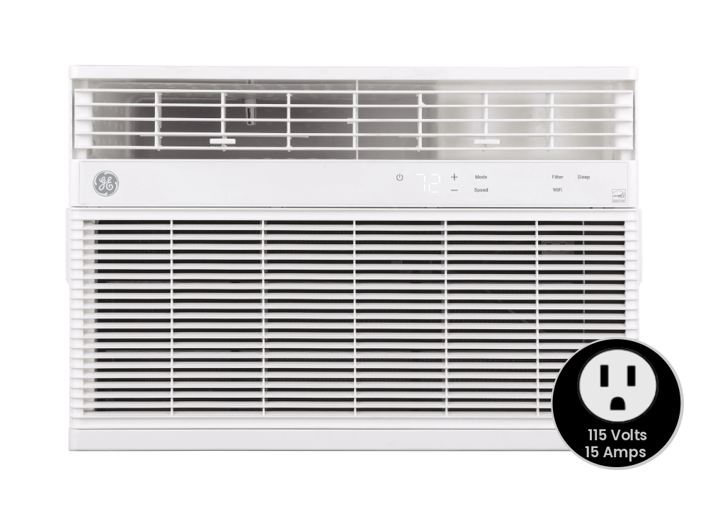 GE(R) ENERGY STAR(R) 12,000 BTU Smart Electronic Window Air Conditioner for Large Rooms up to 550 sq. ft. - (AHEK12AC)