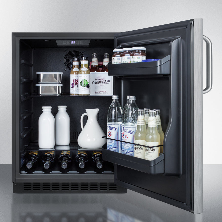 24" Wide Built-in All-refrigerator, ADA Compliant - (AL54CSSTB)