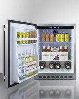 24" Built-In Outdoor Refrigerator, ADA Compliant - (AL55OSCSSLHD)