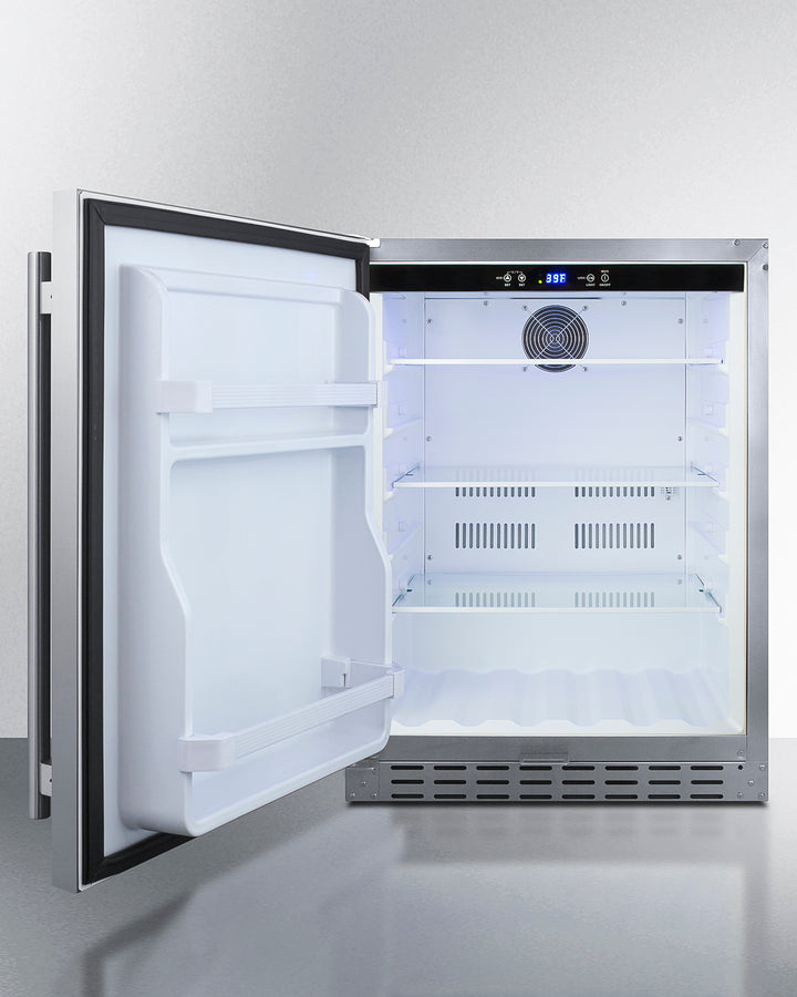 24" Built-In Outdoor Refrigerator, ADA Compliant - (AL55OSCSSLHD)
