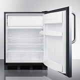 24" Wide Built-in Refrigerator-freezer, ADA Compliant - (AL652BKBISSTB)