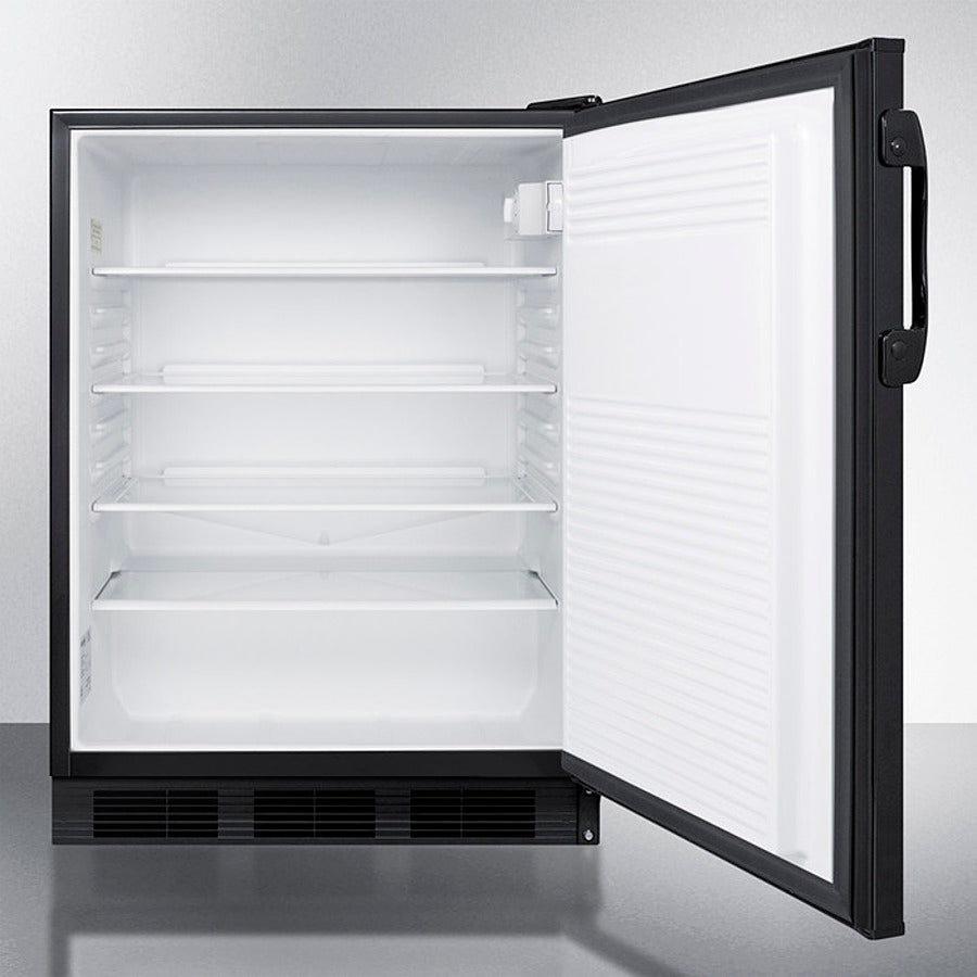 24" Wide All-refrigerator, ADA Compliant - (AL752BK)