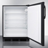 24" Wide All-refrigerator, ADA Compliant - (AL752BK)