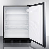 24" Wide Built-in All-refrigerator, ADA Compliant - (AL752BKBISSHH)