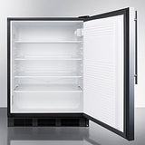 24" Wide Built-in All-refrigerator, ADA Compliant - (AL752BKBISSHV)