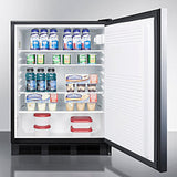 24" Wide All-refrigerator, ADA Compliant - (AL752BKSSHH)