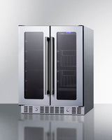 24" Built-in Dual-zone Produce Refrigerator, ADA Compliant - (ALFD24WBVCSSPANTRY)