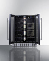 24" Built-in Dual-zone Produce Refrigerator, ADA Compliant - (ALFD24WBVCSSPANTRY)