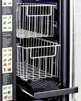 24" Built-in Dual-zone Produce Refrigerator, ADA Compliant - (ALFD24WBVCSSPANTRY)