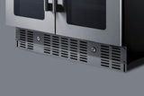 24" Built-in Dual-zone Produce Refrigerator, ADA Compliant - (ALFD24WBVCSSPANTRY)