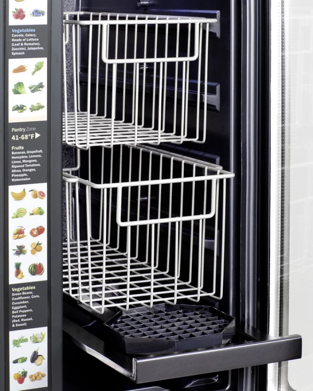 24" Built-in Dual-zone Produce Refrigerator, ADA Compliant - (ALFD24WBVPANTRY)
