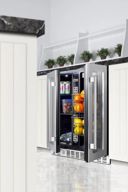24" Built-in Dual-zone Produce Refrigerator, ADA Compliant - (ALFD24WBVPANTRY)