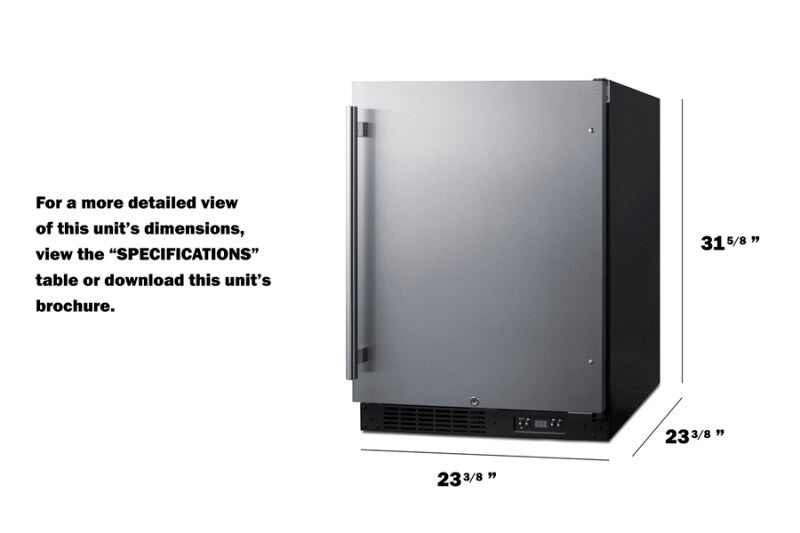24" Wide Built-in All-freezer, ADA Compliant - (ALFZ51)