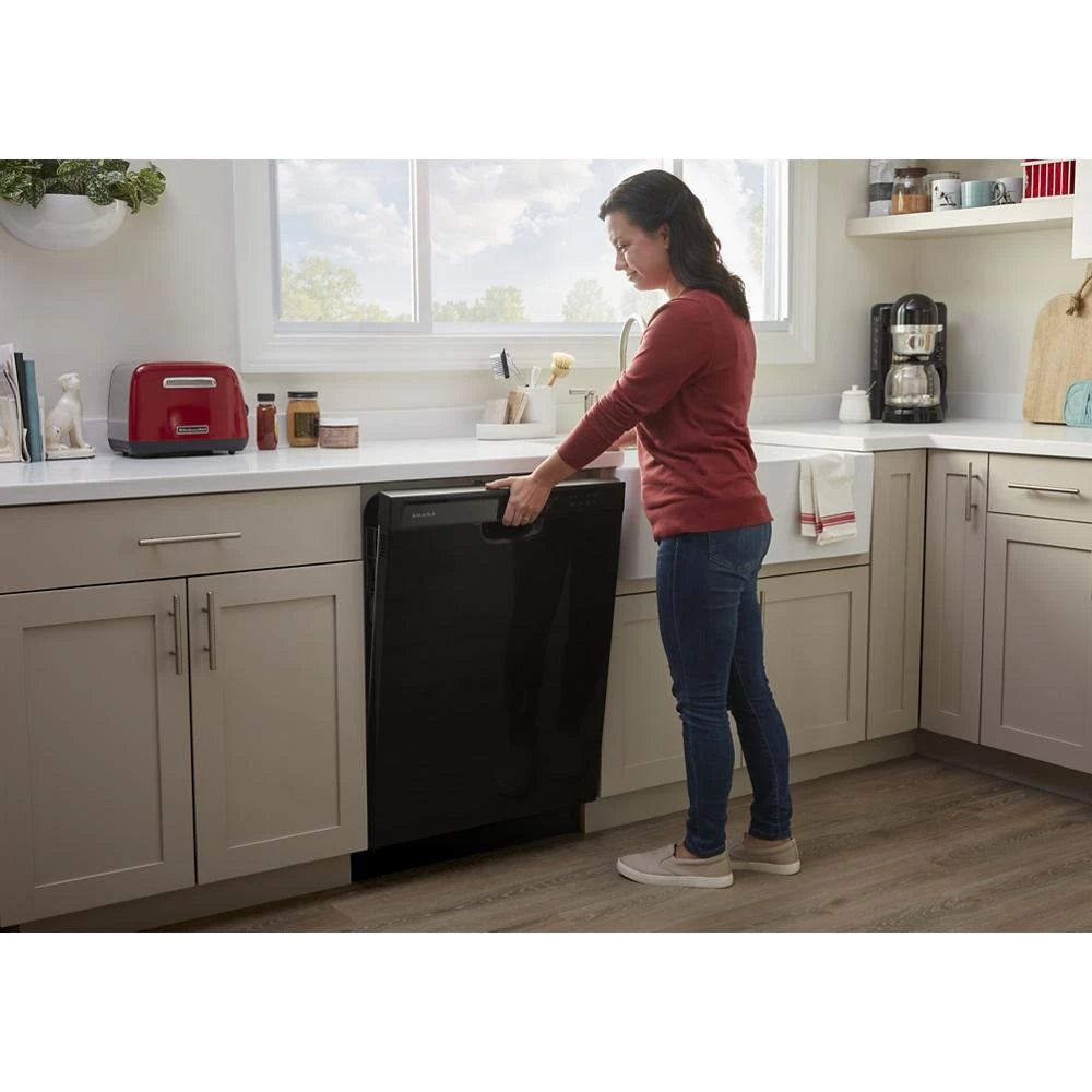 1.6 Cu. Ft. Over-the-Range Microwave with Add 0:30 Seconds - Black - (AMV2307PFB) - AMANA