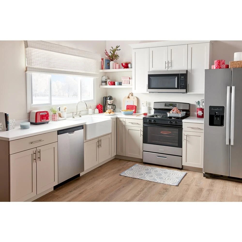 1.6 Cu. Ft. Over-the-Range Microwave with Add 0:30 Seconds - (AMV2307PFS) - AMANA